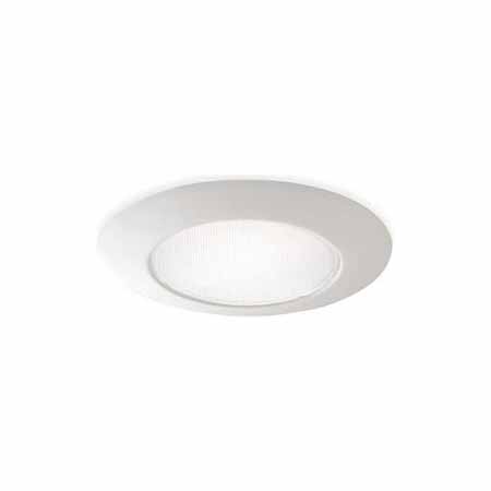 HALO 170PS WHITE FROSTED GLASS LENS SHOWER LIGHT TRIM WITH SOCKET SUPPORT (FOR H7ICAT-NB CANS)