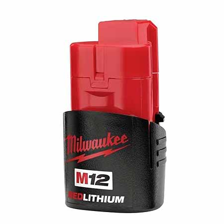 MILW 48-11-2401 M12 12V REDLITHIUM COMPACT BATTERY 1.5 AMP HOURS - 2 YEAR WARRANTY
